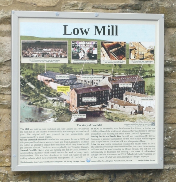 Low Mill Informtaion Board