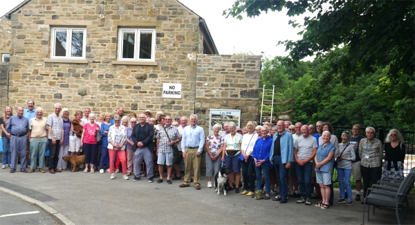 Unveiling of the Low Mill Information Board